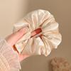 Scrunchie de Renda Francesa para Mulheres, Lenço Quadrado Oversized Estilo Coreano, Acessório de Cabelo Durável de Alta Qualidade
