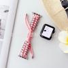 Correa Tejida de Cuerda de Paracaídas con Cadena Metálica para Apple Apple iwatch345678SE Reloj Deportivo Inteligente