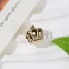 Popular Corona de Mariposa Aleación Cuentas Sueltas Cuentas de Agujero Grande Gama Alta DIY Hecho a Mano Plata Antigua Joyería de Plata del Tíbet Accesorios