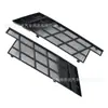 Adequado para 23 Geely Galaxy L7 Redes Frontais Superior e Inferior à Prova de Insetos, Peças Decorativas Externas do Carro, Modificação em Fibra de Carbono Preta Pintada