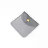 Bolsa de joyería con botón de presión de terciopelo de doble cara, bolsa con solapa para guardar joyas y collares, a prueba de humedad, a prueba de arañazos, bolsa exquisita para embalaje de joyería
