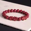 Pedras Naturais Roxas Douradas de Cinábrio Pixiu Contas Soltas Pequenos Acessórios Pulseira Chaveiro Pulseira com Contas Acessórios de Contas Individuais