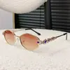 Gafas de Sol Metálicas Poligonales Personalizadas Xiao Jia Tendencia Estilo Europeo y Americano para Hombres Mismo Estilo que Celebridades Femeninas de INS Gafas de Sol de Moda