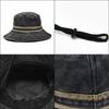 Chapéu de cowboy ocidental masculino e feminino estilo japonês retrô lavado desgastado chapéu de pescador verão pesca ao ar livre guarda-sol chapéu de montanhismo