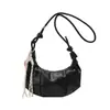 Bolso Nuevo de Alta Gama en Forma de Media Luna, Bolso Retro para Mujer, Bolso Trendy tipo Dumpling Cruzado, Bolso de Hombro Casual y Versátil Transfronterizo