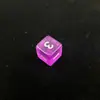 Venta al por mayor Dados de Seis Caras de 16 mm, Angulares Rectos, Color Sólido, Dados de Colores con Números, Varios Dados Transparentes de Colores para Lanzar