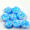 Piedras Preciosas de Ópalo Liso Redondo Plano de Color, Ópalos Artificiales Facetados en Forma de Arco, Piedras Sueltas, Fabricante de Wuzhou