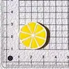Acessórios de resina simulando fatias de limão e melancia para clipes de cabelo feitos à mão com cola cremosa DIY, capas de celular e decorações para sapatos Crocs