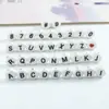 Amazon Xiyin Venda Quente 6x 10mm Contas Cerâmicas com Alfabeto Material para Fazer Pulseira DIY Infantil Conjunto de Contas