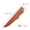 Estuche portátil para cuchillo deshuesador estuche pequeño para cuchillo de cocina estuche de PU estuche de cuero para llevar al aire libre estuche protector para cuchillo de camping estuche de cuchillo de piel de vaca de dos capas