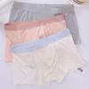 3 cuecas masculinas modal verão malha boxers sem costura respirável confortável boxers bottoming calças de ar condicionado