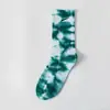 Calcetines Adi Clover para Hombre Deportivos de Hilo Largo de Moda Algodón Puro Absorbentes para Mujer Calcetines de Pareja con Tres Rayas