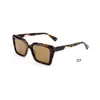Gafas de Moda Retro con Montura de Acetato Transfronterizas Europeas y Americanas Gafas de Sol Versátiles de Alta Gama con Personalidad Gafas de Sol de Alta Gama