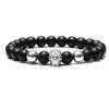 Pulsera de circonitas con microincrustaciones de estilo popular de comercio exterior, joyería de cobre con calaveras, suministros de AliExpress.