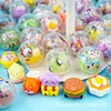 45mm Gashapon Boneca Laminada de Luxo Bola de Gashapon Carro de Puxar Brinquedo Pequeno Infantil Máquina de Gashapon Bola de Presente