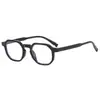 Nuevo Armazón de Gafas Poligonal Personalidad Femenina Estilo Universitario Armazón de Gafas Anti-Luz Azul Moda Retro Para Viajar Lentes Transparentes Moderno