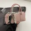 Bolso de Hombro de Moda Casual y de Alta Gama para Mujer 2025 Primavera Nuevo Bolso Cuadrado Pequeño Cruzado de Gran Capacidad