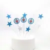 Alas Voladoras Decoración de Pastel de Cumpleaños para Hornear Mesa de Postres Fiesta Boda Escena Infantil Adornos de Bandera