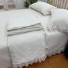 2026 Nuevo Juego de Cama de Algodón Lavado a la Piedra de Alta Temperatura de Tres Piezas + Colcha Multifuncional de Verano que se Puede Usar como Funda de Colcha