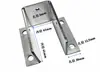 Tubo Rectangular de Hierro Galvanizado con Soportes Fijos de Pie de Tres Lados, Aleación de Aluminio Anticorrosión Madera Acero Tubo Conector de Tres Lados en Forma de U sin Soldadura