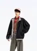 Chamarra Reversible de Comercio Exterior Transfronterizo para Hombre Chaqueta de Primavera para Hombre Tendencia Juvenil Cuello Solapa Ropa Exterior Estilo Tendencia de Hong Kong