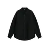 Yidao Roupas Vintage 2026 Outono Novo Retrô Japonês Simples Cor Sólida Ligeiramente Amassado Mistura de Linho Solta Camisa de Manga Longa