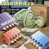 Cinta Correctora para Estudiantes, Cinta Correctora Original Color Papel Invisible, Gran Capacidad, Anticaídas, Cinta Correctora de Errores, Papelería de Estudio de Alto Valor