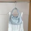 2026 Bolso Nuevo de Algodón con Lunares, Bolso de Mano Coreano de Moda y Casual, Bolso Tote de Mano de Nicho de Gama Alta para Mujer