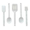 Utensilios de Cocina de Silicona Resistente a Altas Temperaturas Juego de 6 Piezas Mango Recto para Hogar Antiescaldante Antideslizante Cuchara de Silicona Espátula de Silicona Utensilios de Cocina