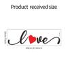 FX-A314 Adhesivo de pared con lema en inglés "AMOR", para dormitorio, sala de estar, entrada, decoración del hogar, venta al por mayor, autoadhesivo