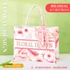 Bolsa Tote de Lona Bolsa de Lona Personalizada com Zíper Corda de Algodão Bolsa de Lona de Mão Bolsa Tote Tridimensional de Ombro Grande Capacidade