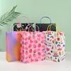 Bolsa de Compras de Plástico PP, Bolsa de Regalo de Embalaje para Leche con Té de Cumpleaños de PVC, Bolsa de Compras para Ropa Esmerilada con Acabado de Alta Gama