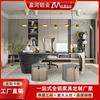 Muebles de aluminio para toda la casa, personalizados, modernos, minimalistas, para dormitorio, estudio, fondo, gabinete de almacenamiento, exhibición, estantería de aleación de aluminio.