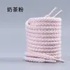 Cordones de cáñamo fino de elefante salvaje al por mayor para mujer Air Force One cordones redondos de cuerda para hombre negro y blanco arroz rosa rojo un par