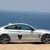 Adesivos peep CAT para porta de carro transfronteiriços, adesivos para arranhões, adesivos de carro refletivos à prova d'água, adesivos para fenda de porta, adesivos CAT para carro, acessórios para carro