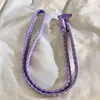 Funda para Teléfono Trenzada Estilo Ins, Linda y Suave, con Correa de Dibujos Animados Cruzada, Correa Universal, Correa Larga para Mochila, Correa para Cuello de Botella de Agua