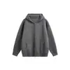 ANSWER ME Colección Otoño/Invierno: Suéter de Punto Simple y Elegante, Cárdigan de Punto con Capucha para Hombre, Ropa de Punto, M58