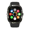 Novo smartwatch esportivo cross-border com tripla proteção, chamadas Bluetooth, notificações de saúde e informações esportivas, e recursos multifuncionais
