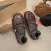 Zapatos de Salón Individuales Retro Estilo Universitario JK para Mujer Estilo Británico con Faldas de Moda Primavera, Nuevos Zapatos de Cuero Mary Jane 2026 Punta Redonda