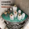 ¡Guau! Estante de Esquina para Baño Montado en la Pared Sin Taladro para Uso Doméstico, Estante de Almacenamiento de Gran Capacidad para Artículos de Tocador de Baño, Mayoreo