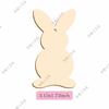 Colgante de Pieza de Madera de Pascua Decorativo Objetos Pequeños Huevos de Madera Pintado a Mano para Niños DIY Pieza de Madera Huevos Decorativos de Pascua