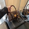 Bolso de Cuero Retro de Alta Gama con Aceite y Cera para Mujer 2026 Nuevo Otoño e Invierno Versátil Bolso Cruzado de Moda Pequeño Bolso de Mano Cuadrado