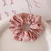Elásticos de Cabelo de Pelúcia Série Rosa Primavera, Novas Faixas de Cabelo Doces Estilo Fada para Mulheres, Acessórios de Cabelo Simples e Versáteis para Crianças