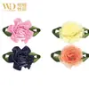 Fábrica de Fitas Folha em Oito 3D Decoração Floral Feita à Mão Fita de Cetim de Poliéster Fita de Organza Decoração de Folha Fita Floral