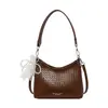 Bolso Cubo con Patrón Tejido para Mujer 2026 Nuevo Modelo Bolso de Hombro Único de Gama Alta Bolso de Axila Bolso Grande para Viajar Bolso Versátil