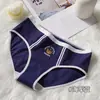 Calcinhas Antibacterianas 10A com Entrepernas Estendido para Mulheres Algodão Puro Estilo Preppy Urso Festa Estudantil Calcinhas Respiráveis e Confortáveis Roupa Íntima Feminina