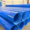 Pozo profundo agrícola tubería de revestimiento de pozo de PVC pared sólida tubería de pozo protección de pared de perforación tubería de plástico