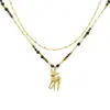 Nuevo Collar con Colgante de Flor de Ciruelo China, Ojo de Tigre y Ciervo, Lujo Ligero, Diseño de Nicho, Cordón Hecho a Mano, Accesorio de Moda Versátil para Mujeres