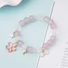 Moda Europea y Americana Más Vendida Nuevo Estilo Coreano Lindo Pulsera de Estudiante con Cuentas de Cristal de Perro Canela para Mujer Venta al por Mayor
