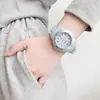 Relógio de nicho infantil fofo para meninos e meninas, alunos do ensino fundamental, à prova d'água e antiqueda, colorido, gelatinoso, para alunos do ensino médio